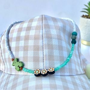 17” Handmade Necklace- green bear- surfstyle 🌸
